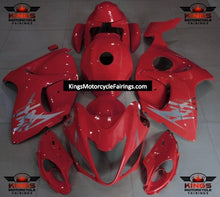 Suzuki GSX1300R Hayabusa Fairings (2008-2020) Red, Chrome at KingsMotorcycleFairings.com