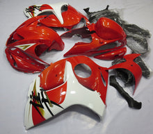 Suzuki GSX1300R Hayabusa Fairings (2008-2020) Red, White at KingsMotorcycleFairings.com