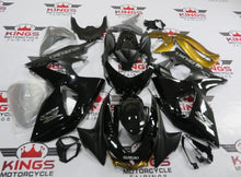 Suzuki GSXR1000 (2009-2016) Black, Gold, Silver Fairings at KingsMotorcycleFairings.com