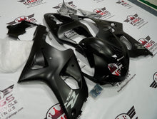 Suzuki GSXR 1000 Fairings (2000-2002) Matte Black, Silver at KingsMotorcycleFairings.com