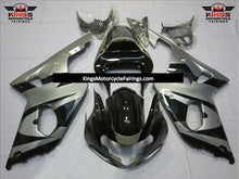 Suzuki GSXR1000 Fairings (2000-2002) Silver, Black at KingsMotorcycleFairings.com