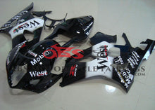 Suzuki GSXR1000 Fairings (2003-2004) Black, White, Red West at KingsMotorcycleFairings.com