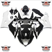 Suzuki GSXR1000 Fairings (2005-2006) Black, White at KingsMotorcycleFairings.com