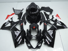 Suzuki GSXR1000 Fairings (2007-2008) Black, White, Red Beacon at KingsMotorcycleFairings.com