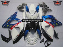 Suzuki GSXR1000 Fairings (2009-2016) White, Blue, Black Tamoil at kingsMotorcycleFairings.com