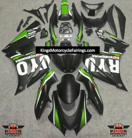 Suzuki GSXR1000 Fairings (2017-2025) Matte Black, Green, White Fairings at KingsMotorcycleFairings.com