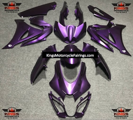 Suzuki GSXR1000 Fairings (2017-2025) Matte Purple at KingsMotorcycleFairings.com