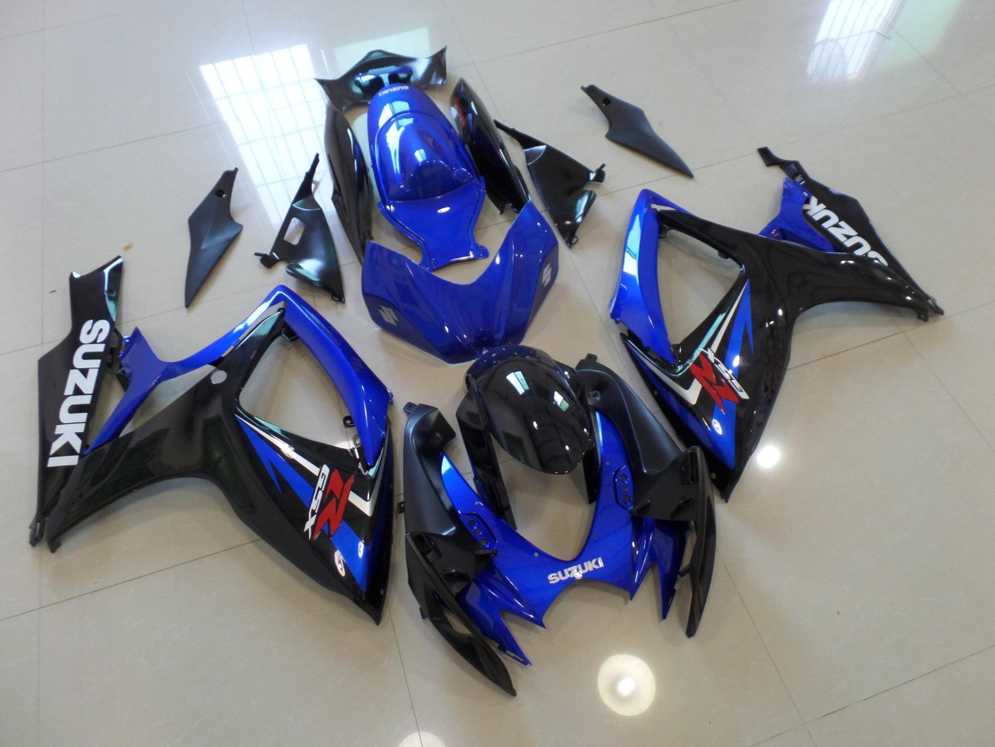Suzuki GSXR600 (2006-2007) Blue, Black Fairings at KingsMotorcycleFairings.com