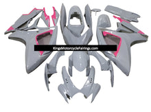 Suzuki GSXR600 Fairings (2006-2007) Nardo Gray, Pink at KingsMotorcycleFairings.com