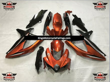 Suzuki GSXR600 Fairings (2008-2010) Orange, Black, Silver at KingsMotorcycleFairings.com