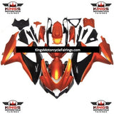 Suzuki GSXR600 Fairings (2008-2010) Orange, Black at KingsMotorcycleFairings.com