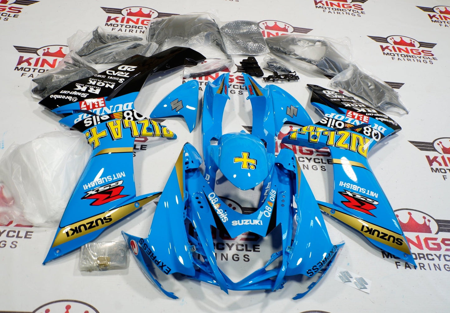 Suzuki GSXR600 Fairings (2011-2024) Blue Rizla at KingsMotorcycleFairings.com
