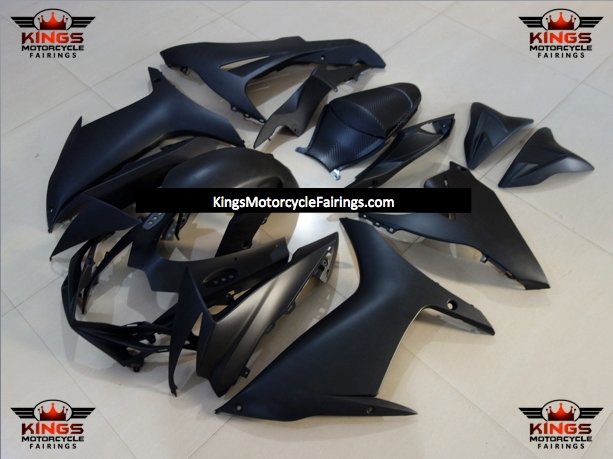 Suzuki GSXR750 Fairing Kit (2011-2023) Matte Black at KingsMotorcycleFairings.com