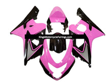 Suzuki GSXR750 Fairings (2004-2005) Pink, Black, Silver at KingsMotorcycleFairings.com