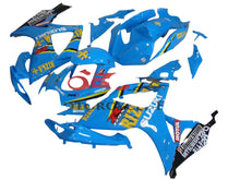 Suzuki GSXR750 Fairings (2006-2007) Light Blue Rizla at KingsMotorcycleFairings.com