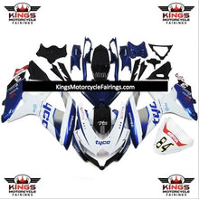 Suzuki GSXR750 Fairings (2008-2010) White, Blue, Black Tyco at KingsMotorcycleFairings.com
