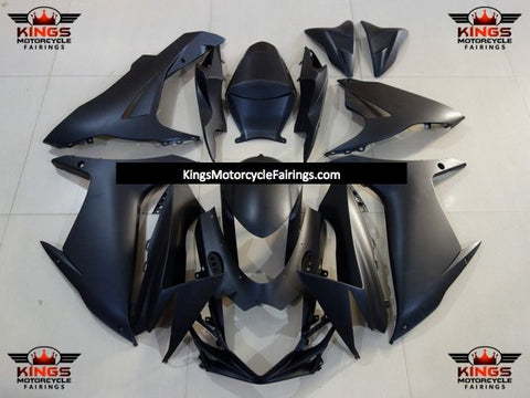 Suzuki GSXR750 Fairings (2011-2023) Matte Black at KingsMotorcycleFairings.com