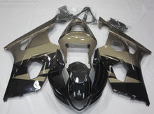 Suzuki GSXR 1000 Fairings (2003-2004) Black, Taupe Brown at KingsMotorcycleFairings.com