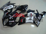 Suzuki GSXR 1000 Fairings (2003-2004) Black, White, Red West at KingsMotorcycleFairings.com