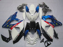 Suzuki GSXR 1000 Fairings (2009-2016) White, Blue, Black Tamoil at kingsMotorcycleFairings.com