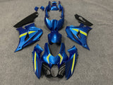 Suzuki GSXR 1000 Fairings (2017-2025) Blue, Yellow, White at KingsMotorcycleFairings.com