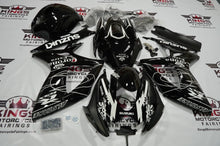 Suzuki GSXR 600 Fairings (2006-2007) Black & White Corona at KingsMotorcycleFairings.com