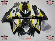 Suzuki GSXR 600 Fairings (2006-2007) Black, Yellow, Silver at KingsMotorcycleFairings.com