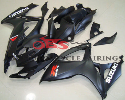 Suzuki GSXR 600 Fairings (2006-2007) Matte Black at KingsMotorcycleFairings.com