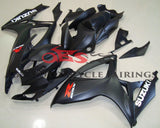 Suzuki GSXR 600 Fairings (2006-2007) Matte Black at KingsMotorcycleFairings.com