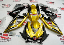 Suzuki GSXR 600 Fairings (2008-2010) Gold, Black KingsMotorcycleFairings.com