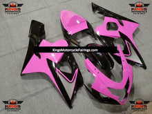 Suzuki GSXR 750 Fairings (2004-2005) Pink, Black, Silver at KingsMotorcycleFairings.com