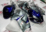 Suzuki Hayabusa (1999-2007) Blue, Gray, Chrome, Red Fairings at KingsMotorcycleFairings.com