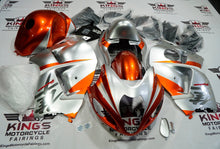 Suzuki Hayabusa Fairings (1999-2007) Silver, Burnt Orange Fairings at KingsMotorcycleFairings.com