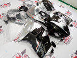 Silver and Dark Gray Fairing Kit for a 1999, 2000, 2001, 2002, 2003, 2004, 2005, 2006, & 2007 Suzuki GSX-R1300 Hayabusa motorcycle Fairings at KingsMotorcycleFairings.com