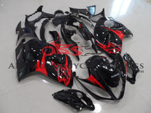 Suzuki Hayabusa Fairings (2008-2020) Black, Red Gloss at KingsMotorcycleFairings.com