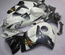 Suzuki Hayabusa Fairings (2008-2020) White, Silver, Gold at KingsMotorcycleFairings.com