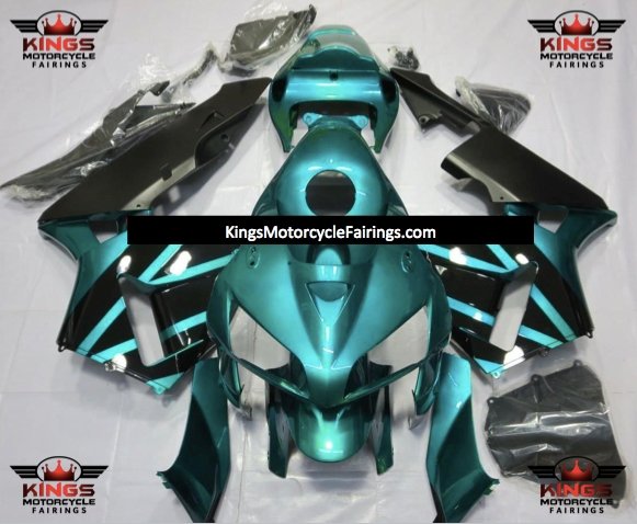 Honda CBR600RR (2005-2006) Teal Blue & Black Fairings