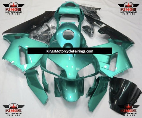 Honda CBR600RR (2003-2004) Teal Green & Black Fairings