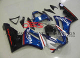 Blue, Black, White and Red Fairing Kit for a 2006, 2007 & 2008 Triumph Daytona 675 motorcycle