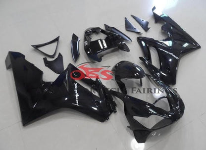 Gloss Black Fairing Kit for a 2009, 2010, 2011 & 2012 Triumph Daytona 675 motorcycle