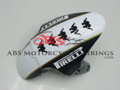 Dark Green and White Fairing Kit for a 2006, 2007 & 2008 Triumph Daytona 675 motorcycle