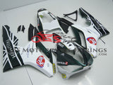 Green, White, Red and Yellow Fairing Kit for a 2009, 2010, 2011 & 2012 Triumph Daytona 675 motorcycle