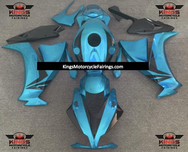 Turquoise Blue and Black Fairing Kit for a 2012, 2013, 2014, 2015 & 2016 Honda CBR1000RR motorcycle