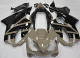 Taupe Brown and Black Fairing Kit for a 2004, 2005, 2006, 2007 Honda CBR600F4i motorcycle