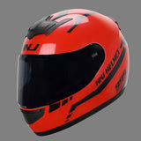 The Red and Black HNJ Full-Face Motorcycle Helmet from KingsMotorcycleFairings.com