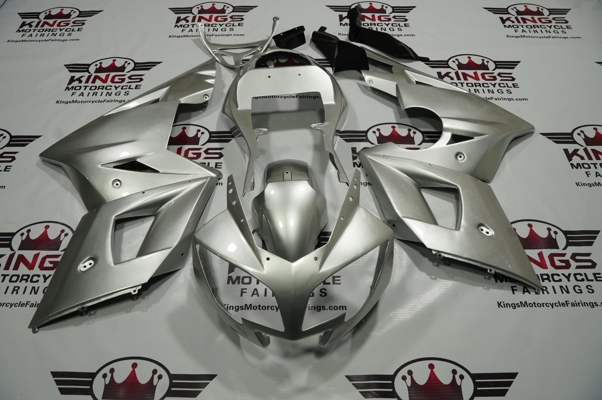 Triumph Daytona 600 (2003-2004) Silver Fairings at KingsMotorcycleFairings.com
