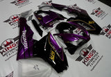 Triumph Daytona 675 (2006-2008) Purple, Black, Yellow & White Fairings at KingsMotorcycleFairings.com.