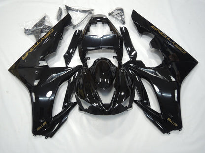 Triumph Daytona 675 (2009-2012) Black & Gold Fairings - KingsMotorcycleFairings.com