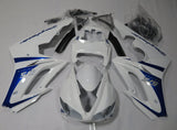 Blue and White Fairing Kit for a 2009, 2010, 2011 & 2012 Triumph Daytona 675 motorcycle - KingsMotorcycleFairings.com