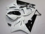 White and Black Fairing Kit for a 2009, 2010, 2011 & 2012 Triumph Daytona 675 motorcycle - KingsMotorcycleFairings.com